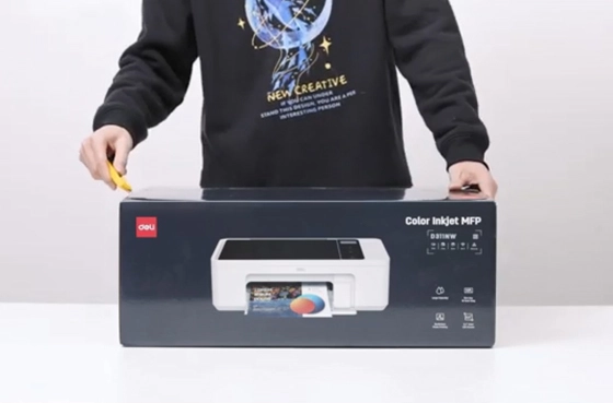 طابعة Deli للفيديو وتفريغ 01 طابعة نافثة للحبر D311NW