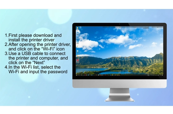 طابعة Deli P2000 موديل WiFi-Mobile-Airprint