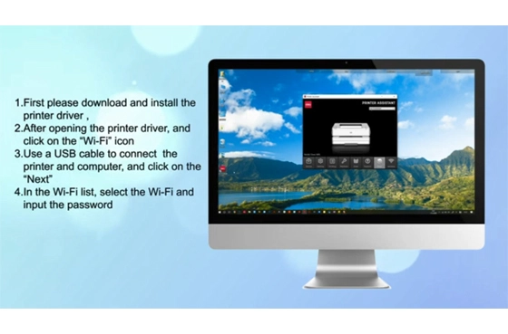 طابعة Deli P2500 موديل WiFi-Mobile-Airprint