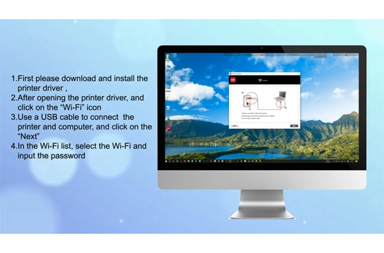 طابعة 04 Deli P2500 WiFi Model-Mopria