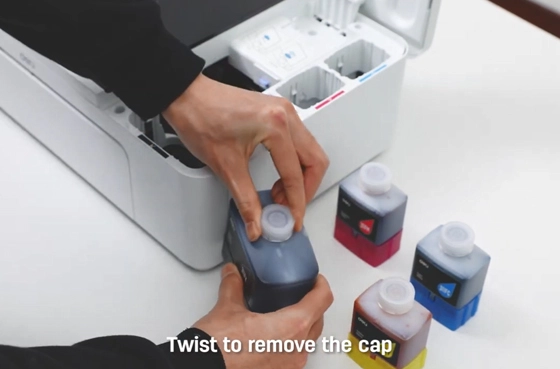 طابعة نافثة للحبر D311NW لزجاجة الحبر مناسبة 03