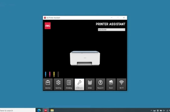 07 تنظيف رأس الطباعة عبر الكمبيوتر