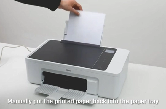 طابعة Deli للطباعة اليدوية على الوجهين 13 طابعة D311NW نافثة للحبر