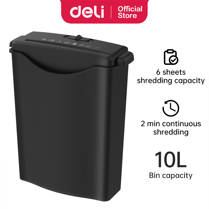et101sc strip cut small paper shredder batch