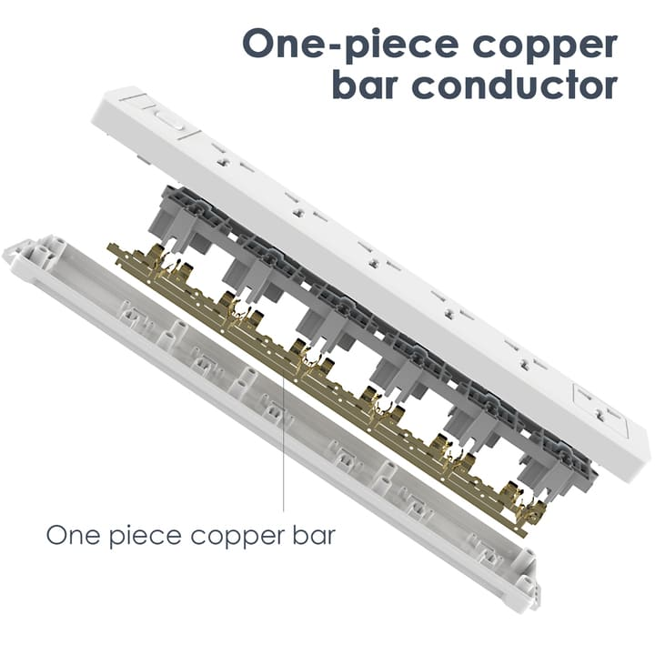 et406 6 holes 5m universal conventional power strip company
