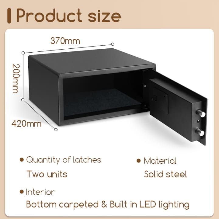 et547 digital hotel safe china