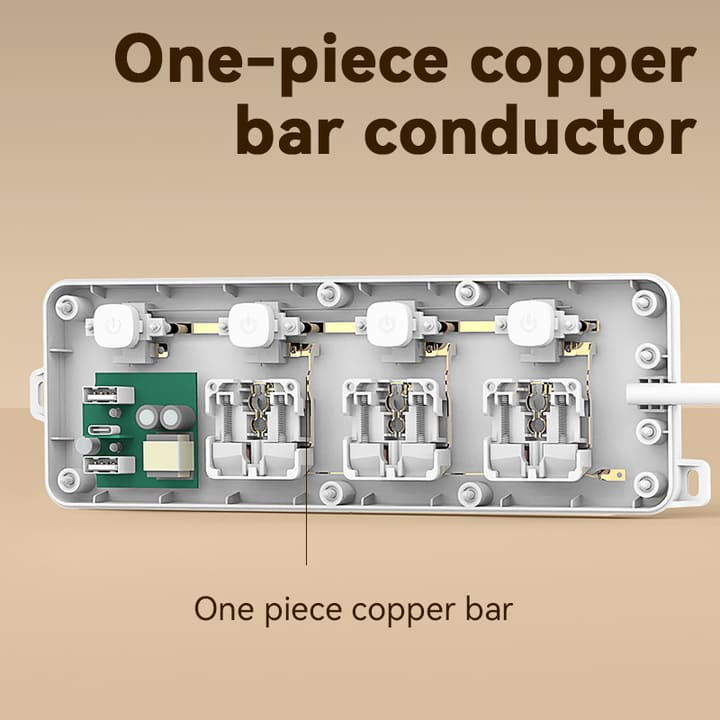 ct710 3 holes 2m universal conventional power strip supplier