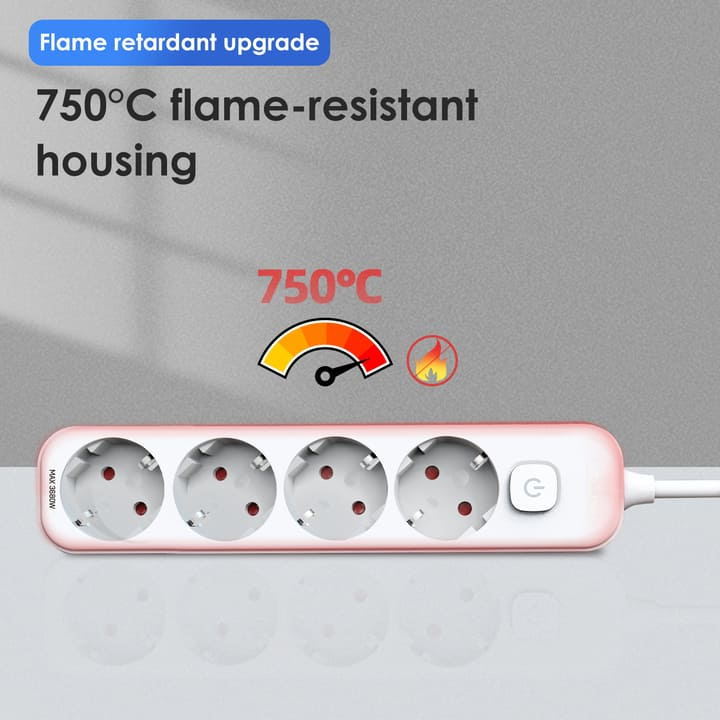 et434 4 holes 1 8m european high power power strip company