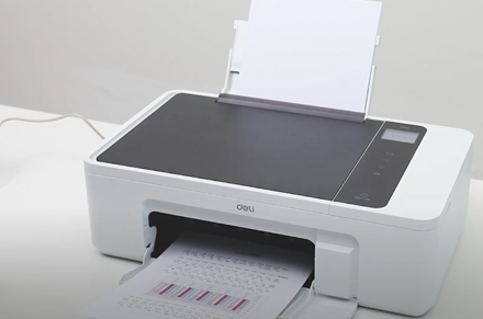 طابعة Deli اليدوية للطباعة على الوجهين طابعة نافثة للحبر D311NW