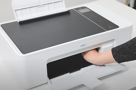 طابعة Deli لتنظيف صريف بصري طابعة نافثة للحبر D311NW