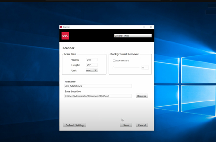 طابعة المسح الضوئي Deli طابعة نافثة للحبر D311NW