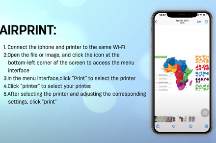 طابعة Deli M2000 WiFi Model-Mobile-Airprint