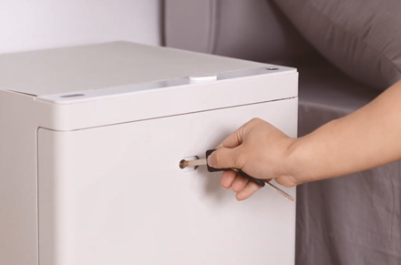 Deli ET606 خزانة المنزل السرير آمنة