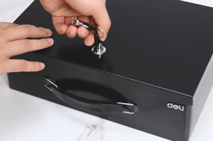 Deli ET610 ET611 ET612 صندوق مستندات مقاوم للحريق